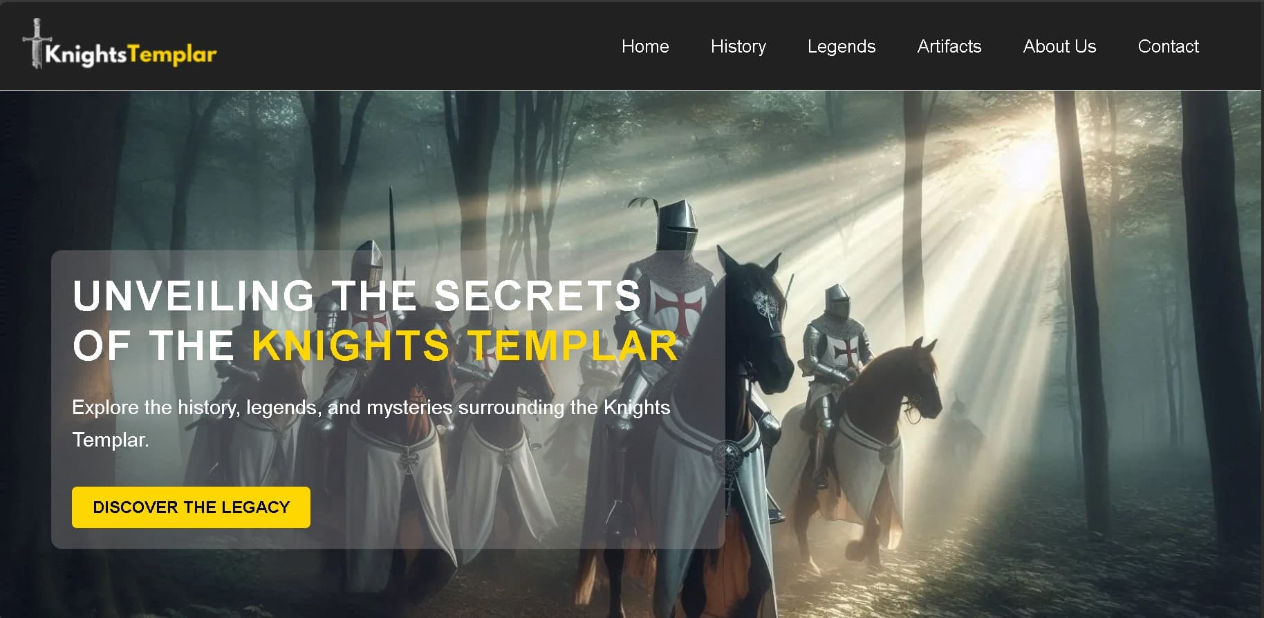 Knightstemplar Web App